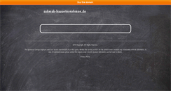 Desktop Screenshot of cakmak-bauunternehmen.de